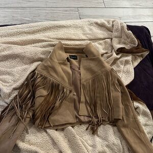 ANIMARI suede tassel jacket!